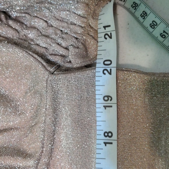 Chloe & Jasmine metallic sparkles shirt size XL - Picture 9 of 11